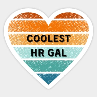 Coolest HR Gal Sticker